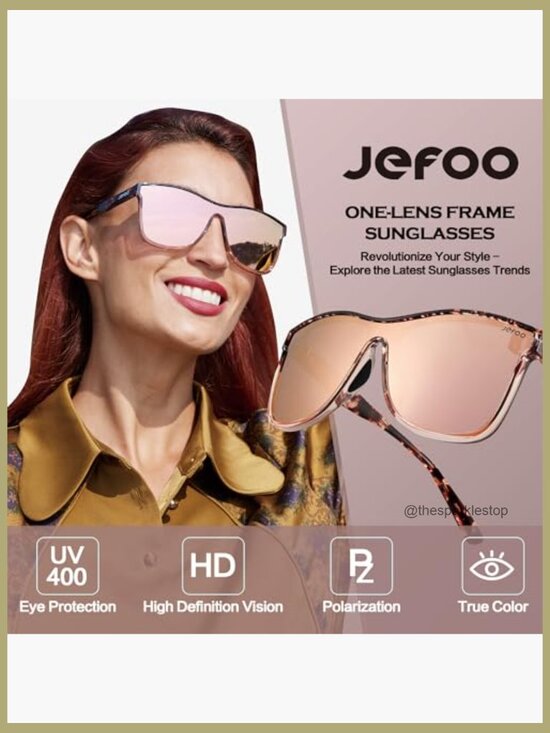 Polarized Mirrored Sunglasses with TR90 Frame UV Protection main image 6
